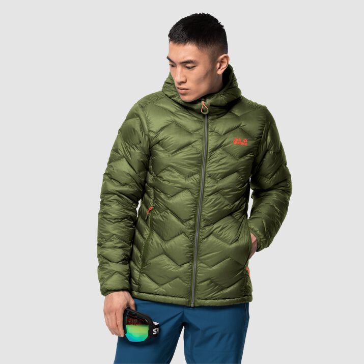 Chamarra Pluma Jack Wolfskin Argo Peak Hombre Verdes Mexico-6413957